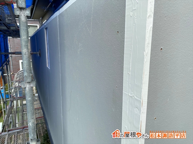 塩尻市ベランダ改修工事　新規ベランダ造作